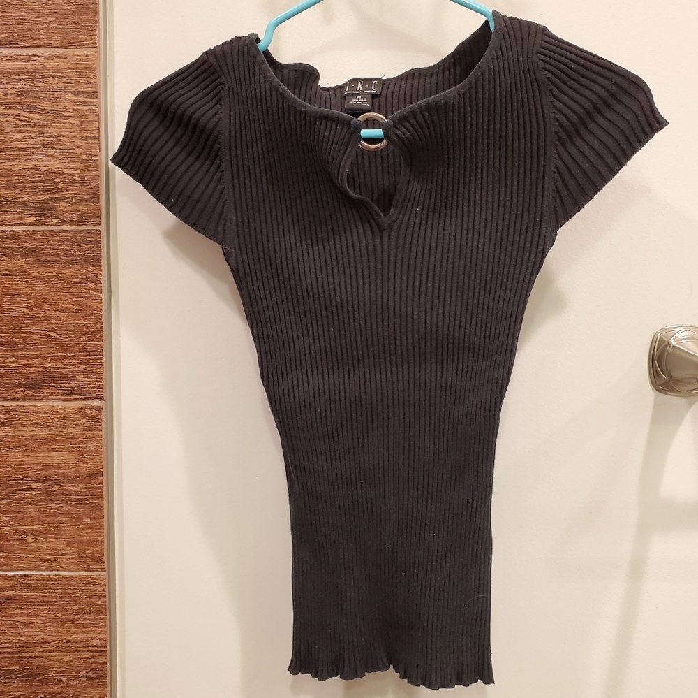 INC Ribbed Top - Picture 2 of 3